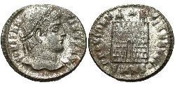  AE3 / 1 Фолліс Римська імперія (27BC-395) Бронза Костянтин I (272 - 337)