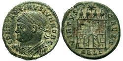  AE3 / 1 Фолліс Римська імперія (27BC-395) Бронза Констанцій II (317 - 361)