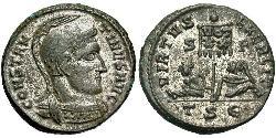  AE3 / 1 Фолліс Римська імперія (27BC-395) Бронза Костянтин I (272 - 337)