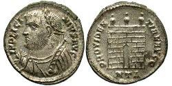  AE3 / 1 Фолліс Римська імперія (27BC-395) Бронза Ліціній I (265-324)