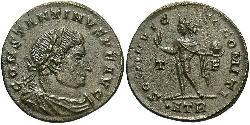  AE3 / 1 Фолліс Римська імперія (27BC-395) Бронза Костянтин I (272 - 337)