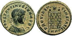  AE3 / 1 Фолліс Римська імперія (27BC-395) Бронза Костянтин I (272 - 337)
