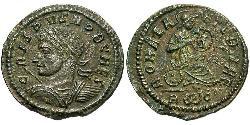  AE3 / 1 Фолліс Римська імперія (27BC-395) Бронза Крисп (305 - 326)