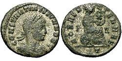  AE3 / 1 Фолліс Римська імперія (27BC-395) Бронза Констанцій II (317 - 361)
