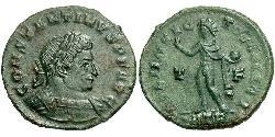  AE3 / 1 Фолліс Римська імперія (27BC-395) Бронза Костянтин I (272 - 337)
