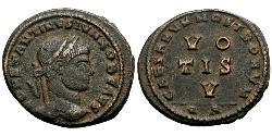 AE3 / 1 Фолліс Римська імперія (27BC-395) Бронза Констанцій II (317 - 361)