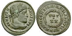 AE3 / 1 Фолліс Римська імперія (27BC-395) Бронза Костянтин I (272 - 337)