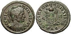  AE3 / 1 Фолліс Римська імперія (27BC-395) Бронза Костянтин I (272 - 337)