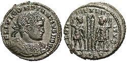  AE3 / 1 Фолліс Римська імперія (27BC-395) Бронза Констанцій II (317 - 361)