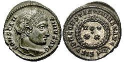  AE3 / 1 Фолліс Римська імперія (27BC-395) Бронза Костянтин I (272 - 337)
