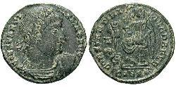  AE3 / 1 Фолліс Римська імперія (27BC-395) Бронза Костянтин I (272 - 337)