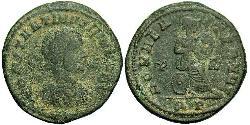  AE3 / 1 Фолліс Римська імперія (27BC-395) Бронза Констанцій II (317 - 361)