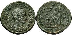  AE3 / 1 Фолліс Римська імперія (27BC-395) Бронза Констанцій II (317 - 361)