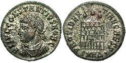  AE3 / 1 Фолліс Римська імперія (27BC-395) Бронза Констанцій II (317 - 361)