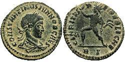  AE3 / 1 Фолліс Римська імперія (27BC-395) Бронза Констанцій II (317 - 361)