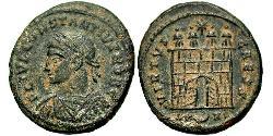  AE3 / 1 Фолліс Римська імперія (27BC-395) Бронза Костянтин I (272 - 337)