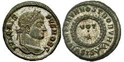  AE3 / 1 Фолліс Римська імперія (27BC-395) Бронза Крисп (305 - 326)