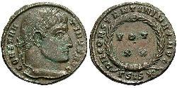  AE3 / 1 Фолліс Римська імперія (27BC-395) Бронза Костянтин I (272 - 337)