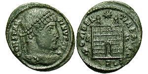  AE3 / 1 Фолліс Римська імперія (27BC-395) Бронза Костянтин I (272 - 337)