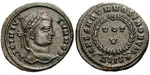  AE3 / 1 Фолліс Римська імперія (27BC-395) Бронза Ліциній II (315-326)