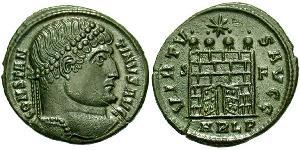 AE3 / 1 Фолліс Римська імперія (27BC-395) Бронза Костянтин I (272 - 337)