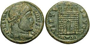  AE3 / 1 Фолліс Римська імперія (27BC-395) Бронза Костянтин I (272 - 337)