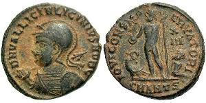  AE3 / 1 Фолліс Римська імперія (27BC-395) Бронза Ліциній II (315-326)