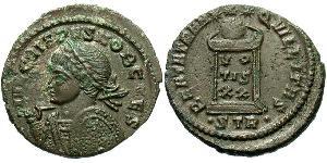  AE3 / 1 Фолліс Римська імперія (27BC-395) Бронза Крисп (305 - 326)