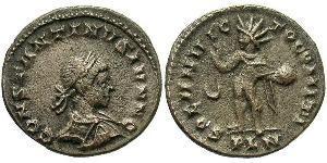  AE3 / 1 Фолліс Римська імперія (27BC-395) Бронза Констанцій II (317 - 361)