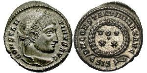  AE3 / 1 Фолліс Римська імперія (27BC-395) Бронза Костянтин I (272 - 337)