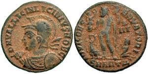  AE3 / 1 Фолліс Римська імперія (27BC-395) Бронза Ліциній II (315-326)
