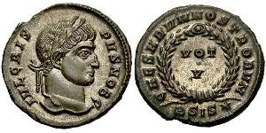  AE3 / 1 Фолліс Римська імперія (27BC-395) Бронза Крисп (305 - 326)