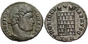  AE3 / 1 Фолліс Римська імперія (27BC-395) Бронза Костянтин I (272 - 337)