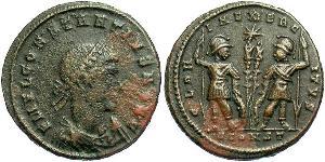  AE3 / 1 Фолліс Римська імперія (27BC-395) Бронза Констанцій II (317 - 361)