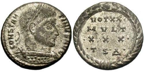  AE3 / 1 Фолліс Римська імперія (27BC-395) Бронза Костянтин I (272 - 337)