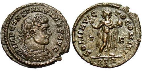  AE3 / 1 Фолліс Римська імперія (27BC-395) Бронза Костянтин I (272 - 337)