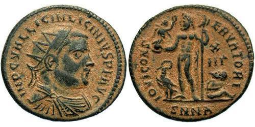  AE3 / 1 Фолліс Римська імперія (27BC-395) Бронза Ліціній I (265-324)