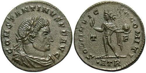  AE3 / 1 Фолліс Римська імперія (27BC-395) Бронза Костянтин I (272 - 337)