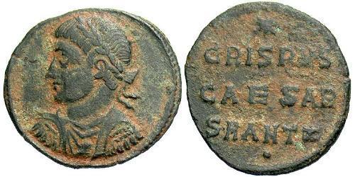  AE3 / 1 Фолліс Римська імперія (27BC-395) Бронза Крисп (305 - 326)