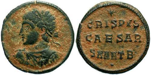  AE3 / 1 Фолліс Римська імперія (27BC-395) Бронза Крисп (305 - 326)