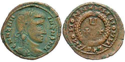 AE3 / 1 Фолліс Римська імперія (27BC-395) Бронза Костянтин I (272 - 337)