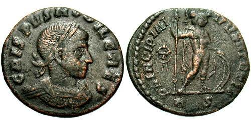  AE3 / 1 Фолліс Римська імперія (27BC-395) Бронза Крисп (305 - 326)