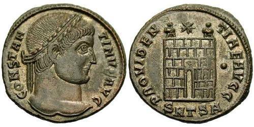  AE3 / 1 Фолліс Римська імперія (27BC-395) Бронза Костянтин I (272 - 337)