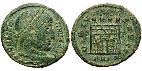  AE3 / 1 Фолліс Римська імперія (27BC-395) Бронза Костянтин I (272 - 337)