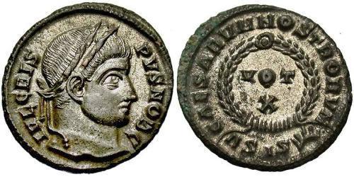  AE3 / 1 Фолліс Римська імперія (27BC-395) Бронза Крисп (305 - 326)