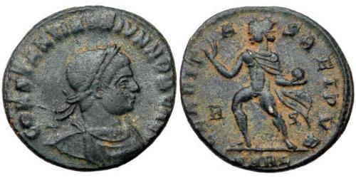  AE3 / 1 Фолліс Римська імперія (27BC-395) Бронза Констанцій II (317 - 361)
