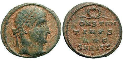  AE3 / 1 Фолліс Римська імперія (27BC-395) Бронза Костянтин I (272 - 337)
