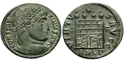  AE3 / 1 Фолліс Римська імперія (27BC-395) Бронза Костянтин I (272 - 337)