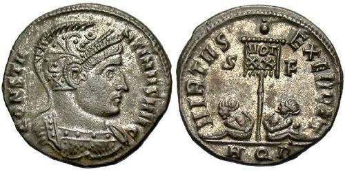  AE3 / 1 Фолліс Римська імперія (27BC-395) Бронза Костянтин I (272 - 337)