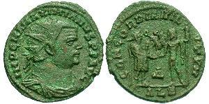  AE_ Empire romain (27BC-395) Bronze Maximien (250-310)